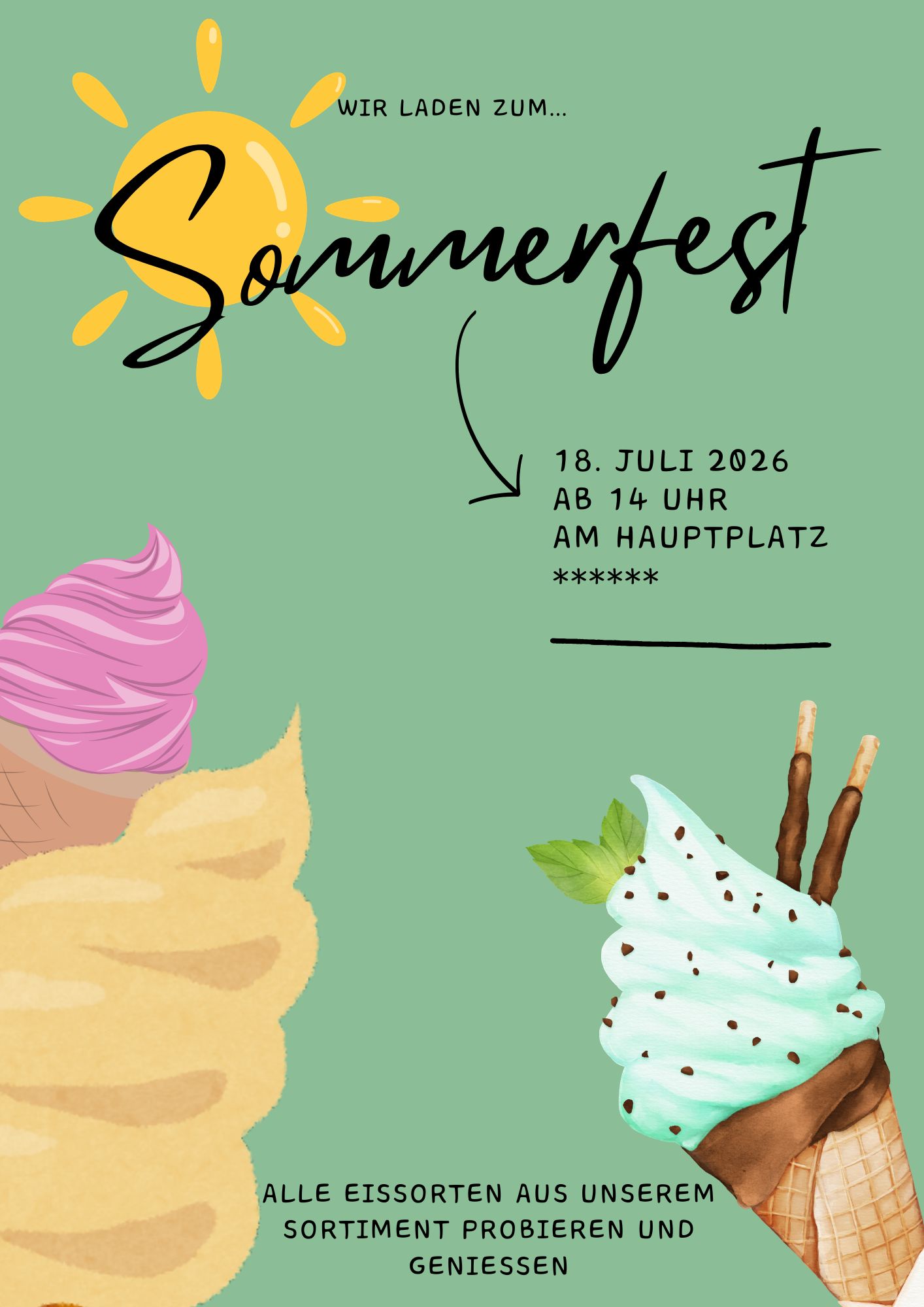 Flyer Design Eisfestival